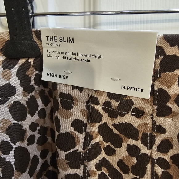 NWT Ann Taylor Leopard-Print Pants - Picture 5 of 5